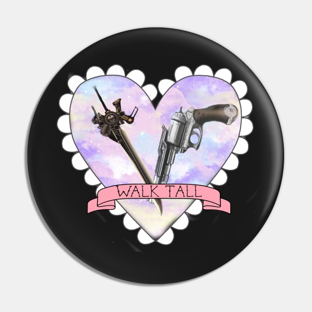 Walk tall Pin by steel_ball_scum