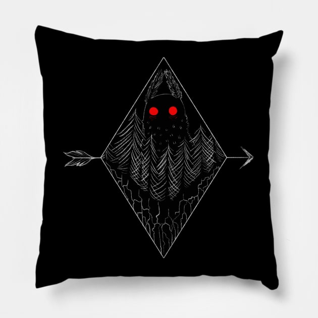 Mothman Pillow by Bailey