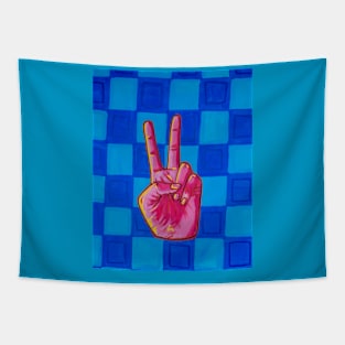 Peace Sign Color Pop Tapestry