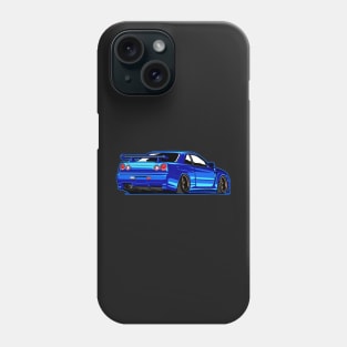 NISSAN skyline r34 gtr godzilla jdm japan paul walker fast and furious Phone Case