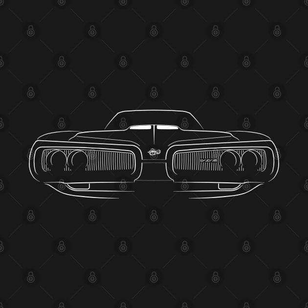 1970 Dodge Coronet Super Bee 440 - Stencil by mal_photography