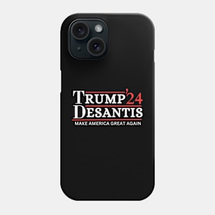 Donald Trump Ron DeSantis 2024 Phone Case