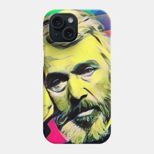 Thomas Carlyle Colourful Portrait | Thomas Carlyle Artwork 5 Phone Case