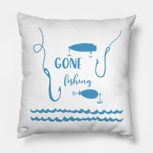 Gone Fishin' Pillow