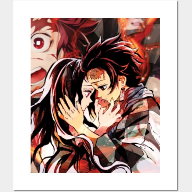 Demon Slayer Art Prints wall bedroom decor anime gift -  Portugal