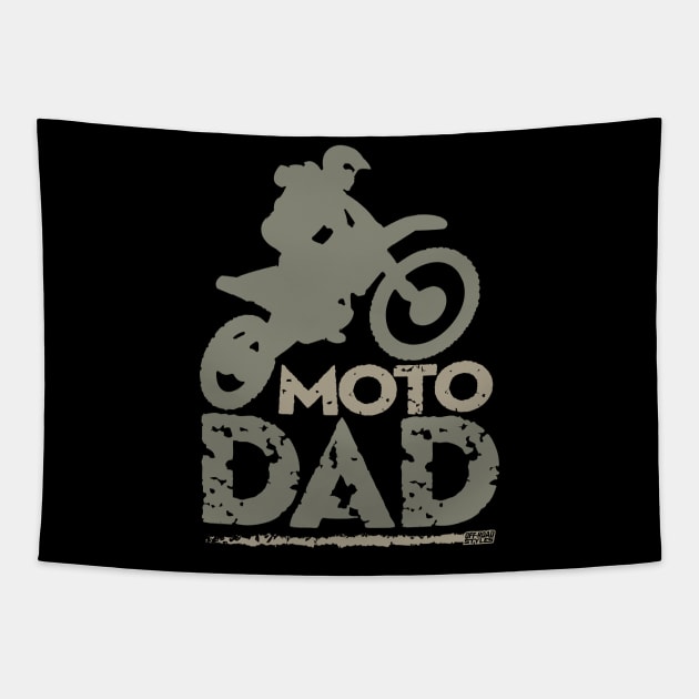 MOTO DAD Tapestry by OffRoadStyles