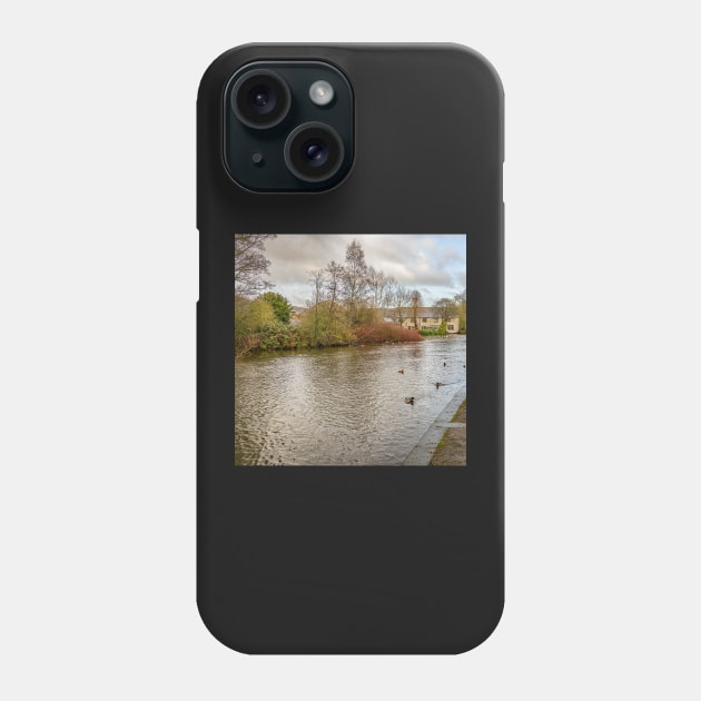 River Wye, Bakewell Phone Case by yackers1