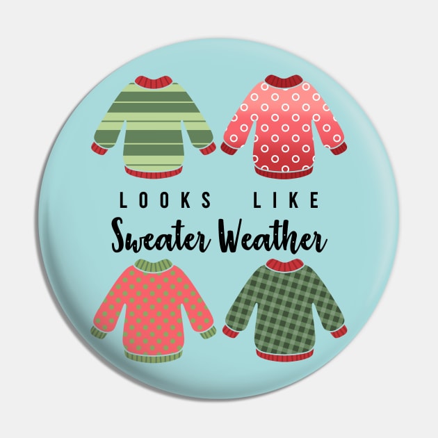 Sweater Weather Pin by Anna.Moore.Art