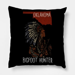 Oklahoma Bigfoot Hunter - Bigfoot Hunter Pillow