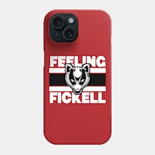 Feeling Fickell // Retro Badger Cartoon // Football in Wisconsin Phone Case