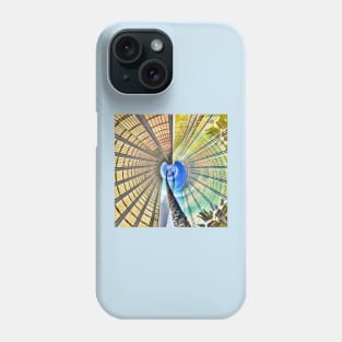 Whirling Building and Palms Abstract Phone Case