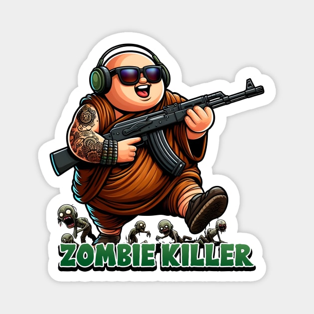 Zombie Killer Magnet by Rawlifegraphic