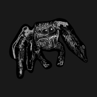 Black & White Jumping Spider T-Shirt