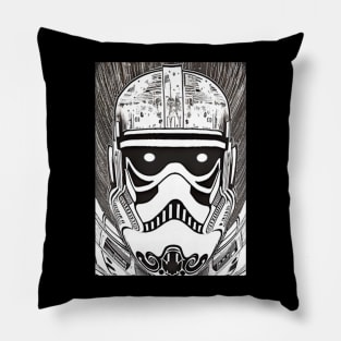 Dark Robot Pillow