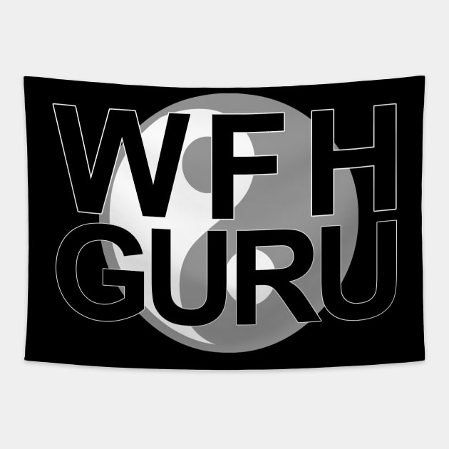 Work from Home Guru Tapestry by scoffin