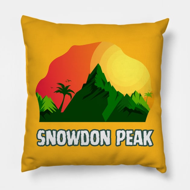 Snowdon Peak Pillow by Canada Cities