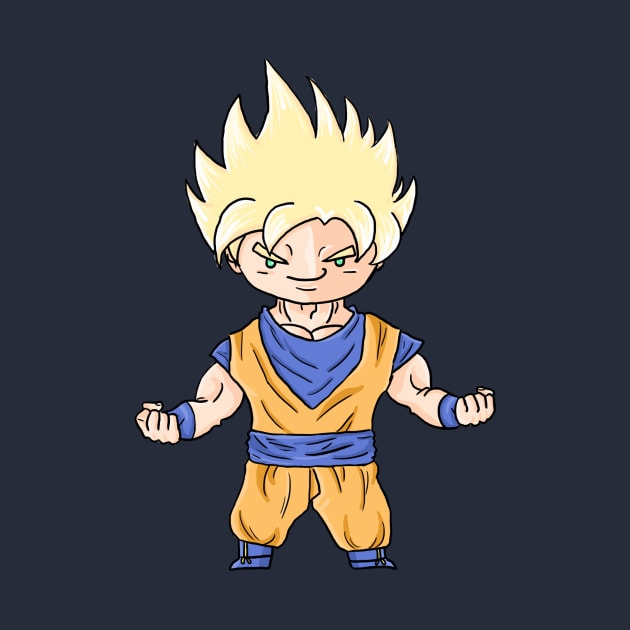 Super Saiyan Goku by TheMeowstache