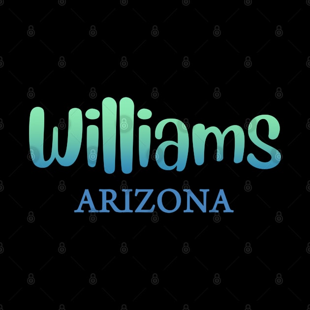 Arizona Williams map arizona state usa arizona tourism Williams tourism by BoogieCreates