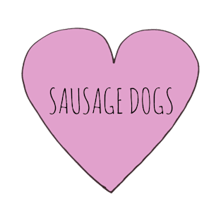 SAUSAGE DOG Love T-Shirt