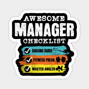 Awesome manager checklist Magnet