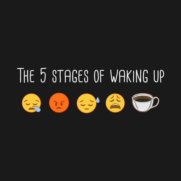 The 5 Stages of Waking Up by cocojam