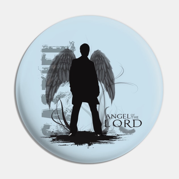 Castiel: Angel of the Lord Pin by potatonomad