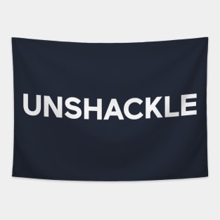 Unshackle - Unlock Your True Potential / Navy Tapestry