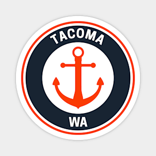 Vintage Tacoma Washington Magnet