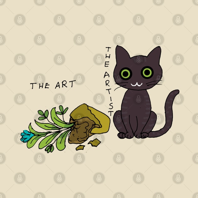 Artist cat by HAVE SOME FUN