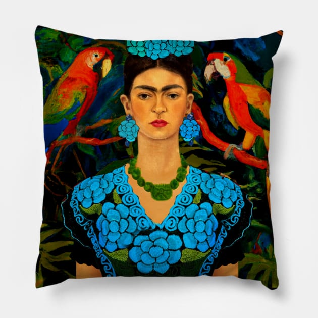 Frida in the Jungle Pillow by Sisters1