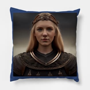 Viking Shield Maiden Pillow