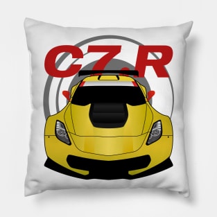 Vette Racecar Pillow