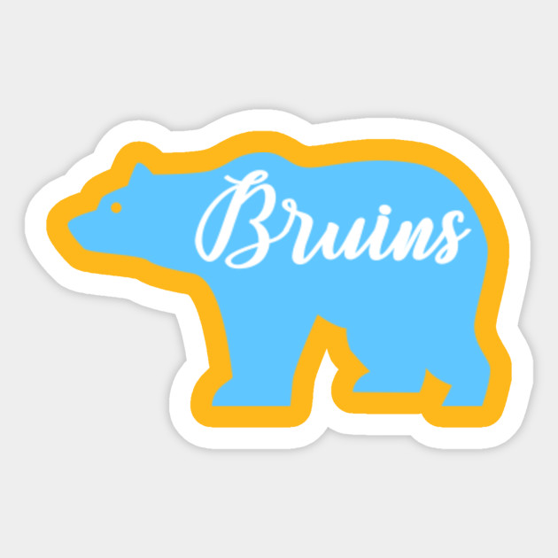 Ucla Blue Bear Bruins Ucla Bruins Sticker Teepublic