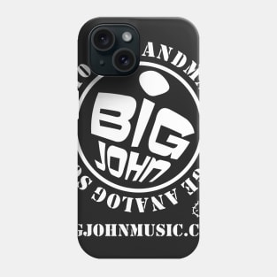 BIG JOHN EFFECTS white on dark Phone Case