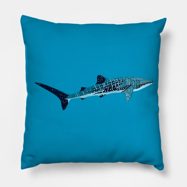 Whale Shark Pillow by stargatedalek