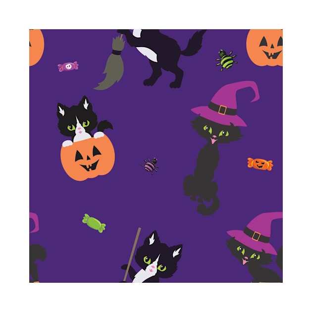 Halloween Cats by CindersRose