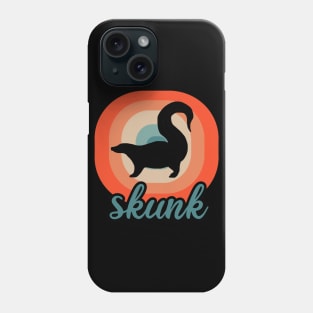 Men skunk eating pet fart gear garbage Phone Case