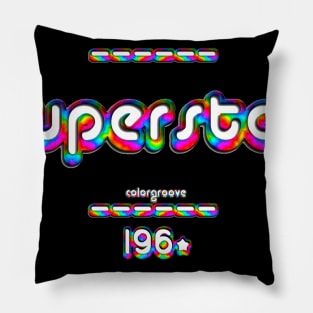 Superstar 1960 ColorGroove Retro-Rainbow-Tube nostalgia (wf) Pillow