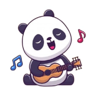 Music by panda T-Shirt