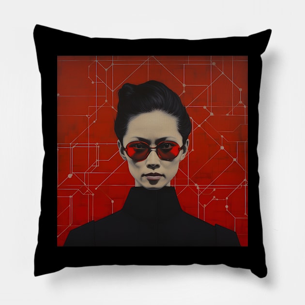 Chien-Shiung Wu Pillow by ComicsFactory