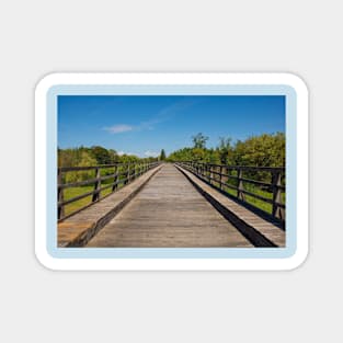 Drveni Most Bridge in Karlovac, Croatia Magnet