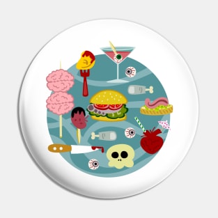 Zombie Brunch Pin