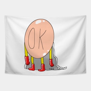 Egg Punch Tapestry