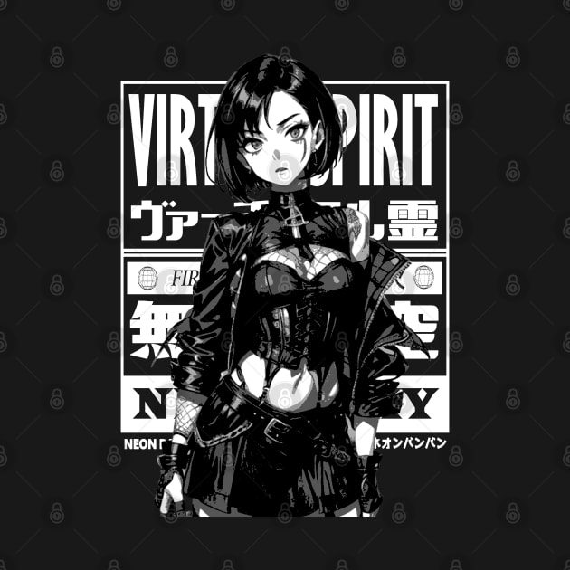 Cyberpunk Girl Goth Japanese Fashion #4 by Neon Bang Bang