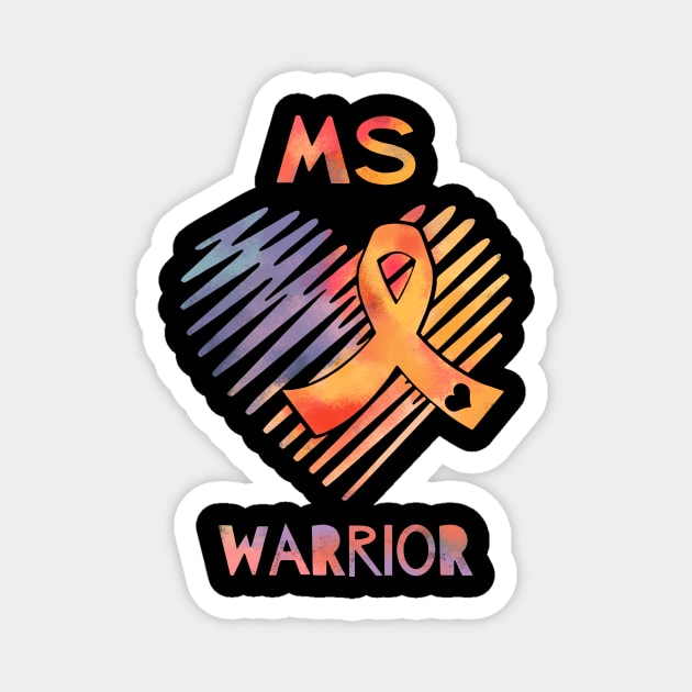 Ms Warrior Multiple Sclerosis Magnet by heryes store