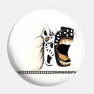 Screaming horse Pin