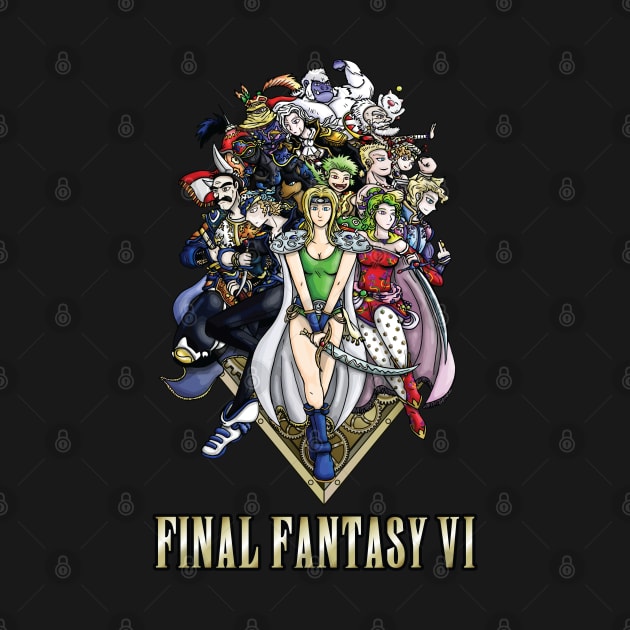 Final Fantasy VI Heroes by WarioPunk