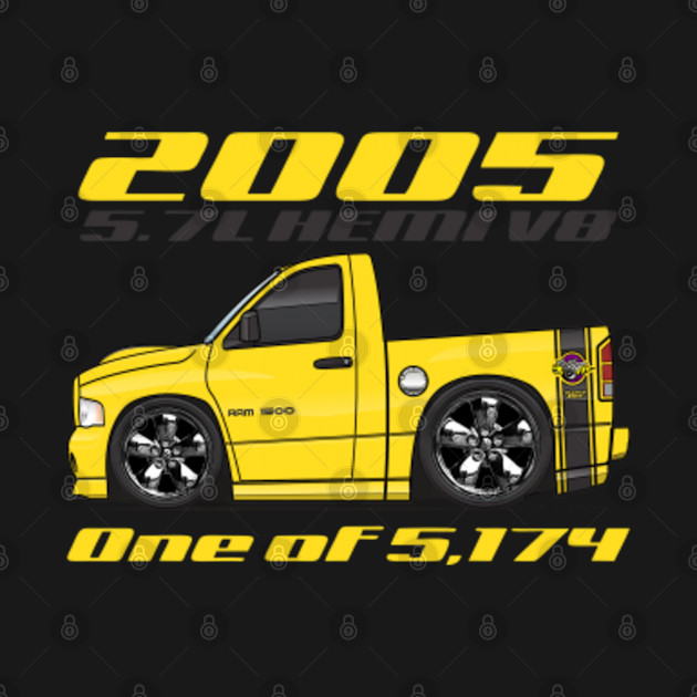 Disover 2005-Yellow Driver side - Ram Truck - T-Shirt