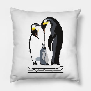 Family of pixel penguins Pillow