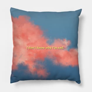 Sad Tee Pillow